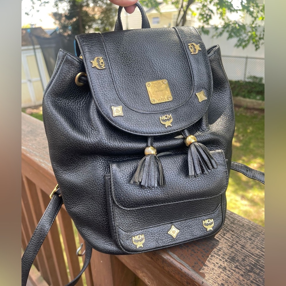 Authentic MCM vintage backpack small